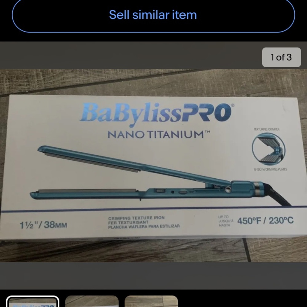 Baby bliss pro nano titaniutexturizing crimper